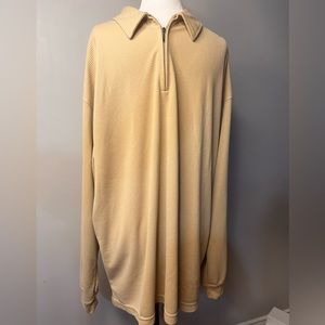 BUGATCHI Mens Long Sleeved/ Front Zippered Top in Pristine Condition!!
